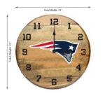 OAK BARREL CLOCK (Various Teams) - Image 25