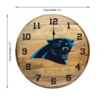 OAK BARREL CLOCK (Various Teams) - Image 33