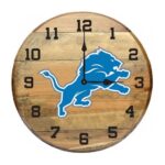 OAK BARREL CLOCK (Various Teams) - Image 34