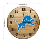 OAK BARREL CLOCK (Various Teams) - Image 35