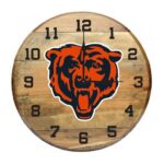 OAK BARREL CLOCK (Various Teams) - Image 36