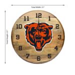 OAK BARREL CLOCK (Various Teams) - Image 37