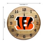 OAK BARREL CLOCK (Various Teams) - Image 46