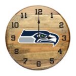 OAK BARREL CLOCK (Various Teams) - Image 47