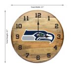 OAK BARREL CLOCK (Various Teams) - Image 48