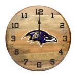 OAK BARREL CLOCK (Various Teams) - Image 49