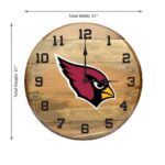 OAK BARREL CLOCK (Various Teams) - Image 54