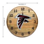 OAK BARREL CLOCK (Various Teams) - Image 56