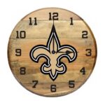 OAK BARREL CLOCK (Various Teams) - Image 57