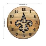 OAK BARREL CLOCK (Various Teams) - Image 58