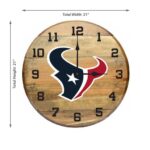 OAK BARREL CLOCK (Various Teams) - Image 60
