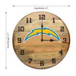OAK BARREL CLOCK (Various Teams) - Image 64