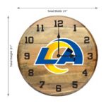 OAK BARREL CLOCK (Various Teams) - Image 66