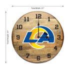 OAK BARREL CLOCK (Various Teams) - Image 67