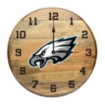 OAK BARREL CLOCK (Various Teams) - Image 68