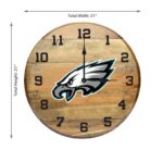 OAK BARREL CLOCK (Various Teams) - Image 69