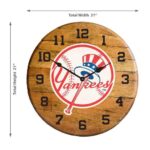 OAK BARREL CLOCK (Various Teams) - Image 74
