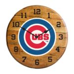 OAK BARREL CLOCK (Various Teams) - Image 77