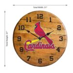 OAK BARREL CLOCK (Various Teams) - Image 80