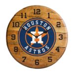 OAK BARREL CLOCK (Various Teams) - Image 81