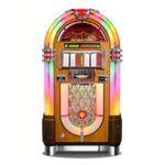 Rock-Ola Authentic Bubbler Vinyl 45 Jukebox in Walnut Finish