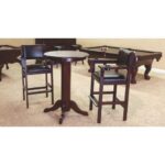 C.L. Bailey The Level Best 30” Pub Table Beveled Pedestal with 4 Legs - Image 4