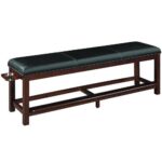 RAM Game Room Spectator Storage Bench - Cappuccino - Image 3