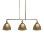 HJ Scott Industrial Hammered Metal Light